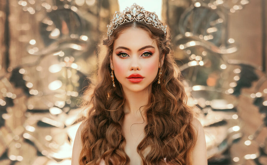 Woman with a tiara